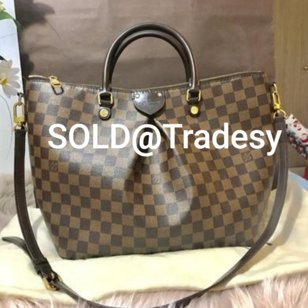 100% Auth Louis Vuitton Siena GM Satchel Bag - Picture 1 of 8
